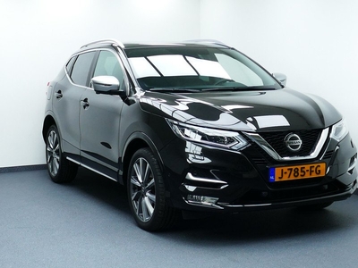 Nissan QASHQAI 1.3 160pk DIG-T Tekna +. Panodak, Leer, Stoelverw, Led Koplampen, 360 Camera, 19