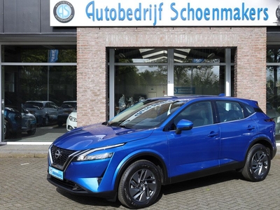 Nissan Qashqai 1.3 MHEV Xtronic CAMERA RUIT/STUUR/STOELVERWARMING DODEHOEK DAB CARPLAY GSM-LADER 17