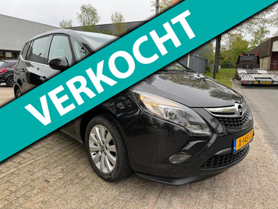 Opel Zafira Tourer 1.4 16v Turbo Cosmo 7p. panoramadak, cruise control, elec pakket, trekhaak, multi-stuur 126.290 km, nwe apk