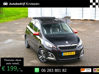 Peugeot 108 1.2 Puretech TOP! Roland Garros | Cabrio | Camera | Led | Org NL |