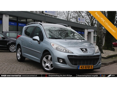 Peugeot 207 SW 1.6 VTi Allure |Tr.haak|PDC|Glasdak|Clima|Halfleder|Cruisecntr.