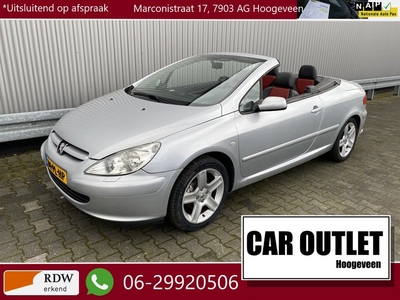 Peugeot 307 CC 2.0-16V Leer, Stoelvw, LM, Clima, CC, Afn.Trekh, nw. APK – Inruil Mogelijk –