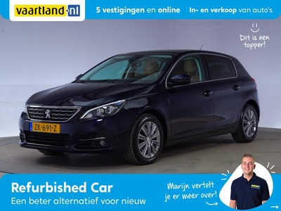 Peugeot 308 1.2 PureTech Blue Lease Premium Automaat [ Navi Lederen bekledleding Camera ]