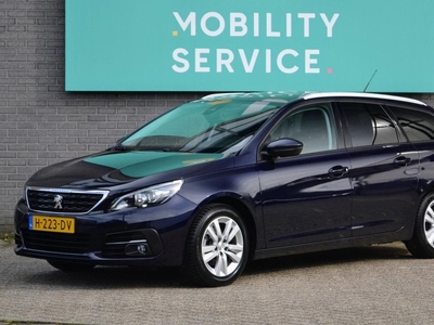 Peugeot 308 SW 1.2 PureTech Blue Lease Executive Cruise Clima Navi Pano Xenon CarPlay LMV LED Dealer-onderhouden