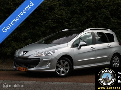 Peugeot 308 SW 1.6 THP Allure 7p, Airco Trekhaak Elektrische spiegels, Nette auto