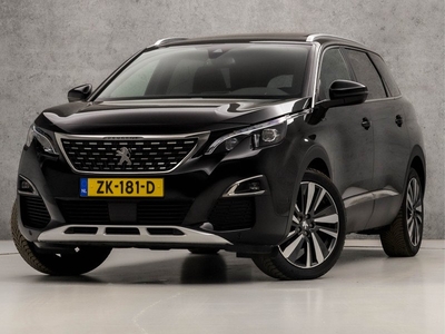 Peugeot 5008 1.2 PureTech GT-Line 7 Persoons (PANORAMADAK, APPLE CARPLAY, GROOT NAVI, ZWART HEMEL, LED KOPLAMPEN, LEDER, 360 CAMERA, SPORTSTOELEN, LANE ASSIST, DAB+, NIEUWSTAAT)