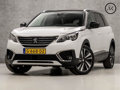 Peugeot 5008 1.2 PureTech Sport 7 Persoons (APPLE CARPLAY, GROOT NAVI, 360 CAMERA, TREKHAAK, LEDER, SPORTSTOELEN, GETINT GLAS, CRUISE, ELEK ACHTERKLEP, KEYLESS ENTRY/START, NIEUWSTAAT)