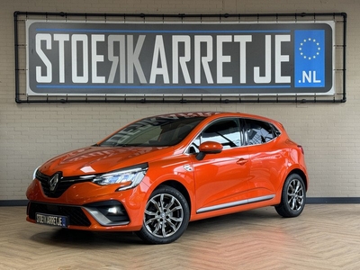 Renault Clio 1.3 TCe 130pk, R.S. Line, Groot navi, Volledig lederen interieur, 360 camera Stoelverwarming , 100% Dealer onderhouden!