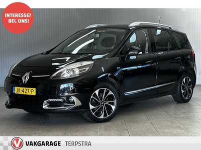 Renault Grand Scénic 1.2 TCe Bose/ Trekhaak!/ BOSE/ Panorama-Dak!/ 17''LMV/ Camera/ Keyless/ Stoelverw./ Clima/ Navi/ Cruise/ Bluetooth/ Multi.LEDER.Stuur/ Elek.Pakket/ Isofix/ PDC V+A.