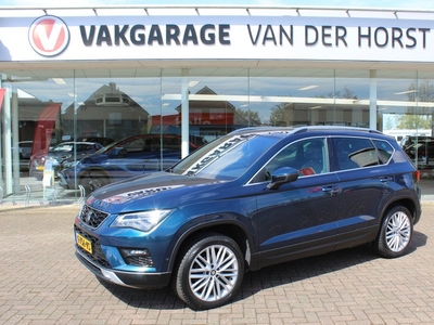 SEAT Ateca 1.5 TSI Xcellence 150pk , 1800kg trekgewicht Panorama/schuif kantel dak , Navigatie, Camera Trekhaak afneembaar, Zeer goed onderhouden