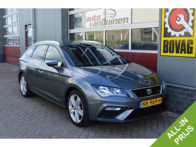 SEAT León ST 1.4 EcoTSI FR O.a: Afn. haak, PDC, Carplay, Clima, Navi, Cruise, Etc. All-in prijs!