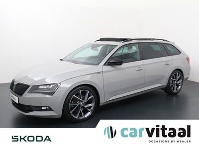 Skoda Superb Combi 1.5 TSI ACT Sportline Business | 150 PK | Automaat | Trekhaak | Elektrisch bedienbaar panoramadak |