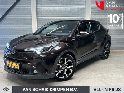 Toyota C-HR 1.8 Hybrid Style Navigatie, JBL, Dealer onderhouden, Dodehoek detectie, Parkeer Assistent, Stoelverwarming.