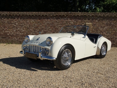 Triumph TR3A Restored condition, Frame-off restoration in 2007-2011, All technical parts have been overhauled, Sophisticated 