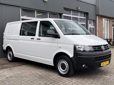 Volkswagen Transporter 2.0 TDI L2H1 DC 102pk Airco Cruise controle Trekhaak Camera parkeerhulp achter 1e eigenaar Dealer onderhouden Euro 5 Bpm vrij