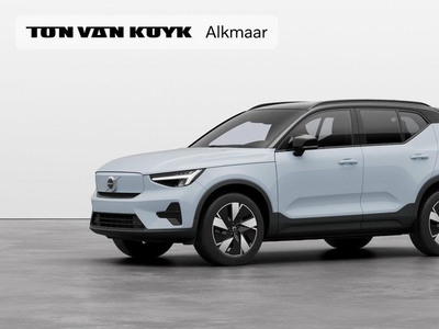 Volvo XC40 Recharge Twin 408PK Extended Range Plus 82 kWh / Adaptive Cruise / BLIS / Extra Getint Glas / Keyless / Stoel+Stuurwiel Verwarming / Warmtepomp /