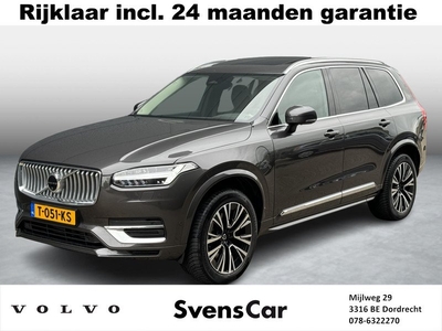 Volvo XC90 2.0 T8 Recharge AWD Plus Bright | Long range | Panoramadak | Trekhaak | Stoelverwarming