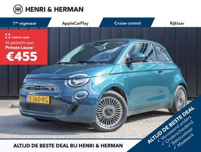 FIAT 500 Icon 42 kWh (RIJKLAARPRIJS / 2000 EURO SUBSIDIE / NIEUW / DIRECT UIT VOORRAAD LEVERBAAR)