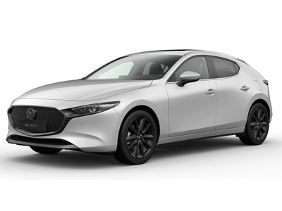 Mazda 3 e-SkyActiv-X 186 6MT Exclusive-line met alle pakketten inclusief sunroof en accessoire pakket *Demovoordeel*