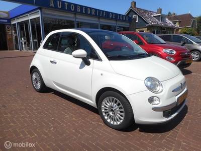 Fiat 500 1.2 Lounge MOOI!+AIRCO+PANORAMA+MISTLAMPEN