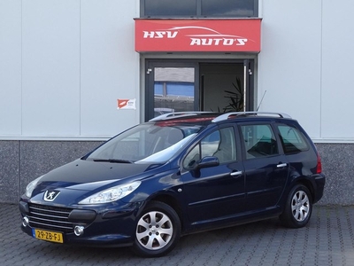 Peugeot 307 SW 1.6-16V Premium airco PANODAK navi 2007 blauw