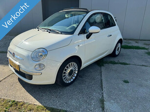 Fiat 500 C 0.9 TwinAir Lounge Nederlandse auto Cabrio leer en airco