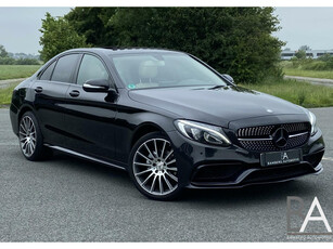 Mercedes C-klasse 180 AMG handgeschakeld|navi|led|leder