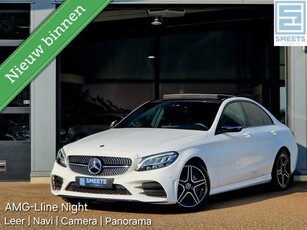 Mercedes C-klasse 180 AMG-LINE Night LeerPanoNaviLEDCam