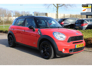 Mini Mini Countryman 1.6 Cooper S ALL4 CHILI/CLIMA AIRCO/ZWARTE LM-VELG/CRUISE CONTROL/LEDEREN BEKLEDING/ISOFIX/XENON/NAVIGATIE