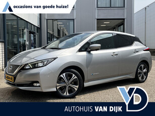 Nissan LEAF Tekna 40 kWh (Subsidie) | NL Auto/2e Eig./Voll.Historie/Leder/Navi/Adapt.Cruise/Clima/Camera/Apple Carplay-Android Auto