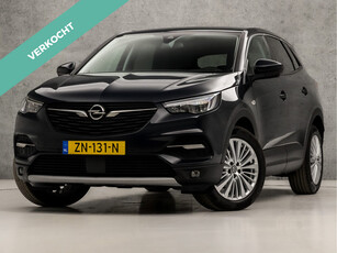 Opel Grandland X 1.2 Turbo Deluxe (APPLE CARPLAY, NAVIGATIE, CAMERA, GETINT GLAS, ACHTERKLEP ELEKTRISCH, LEDER, SPORTSTOELEN, KEYLESS, LENDESTEUNEN, DAB+, NIEUWSTAAT)