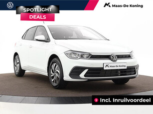 Volkswagen Polo Life Edition 1.0 TSI 95 pk 5 versn. Hand · Automatische airco · Achteruitrijcamera · Incl. Inruilvoordeel · Private lease 338,- per maand! ·