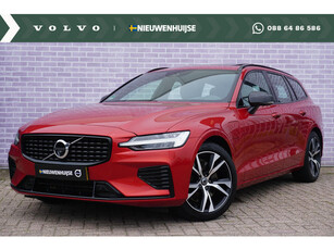 Volvo V60 2.0 T6 Recharge AWD R-Design | Trekhaak | Schuif/kantel panoramadak | 360 graden camera | Harman/Kardon | BLIS | Keyless entry/start | Volvo on Call | Parkeercamera | Stoel + Stuurverwarming | Adaptieve cruise control |