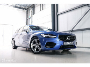 Volvo V90 2.0 D3 R-Design | Bursting Blue | B&W audio | Trekhaak | Leder | HUD | Panorama |