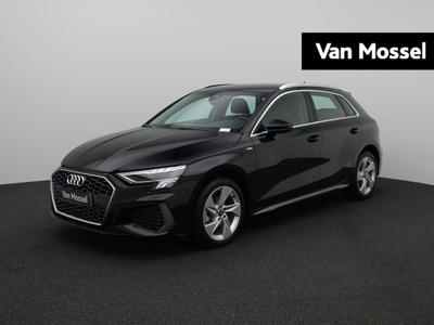 AUDI A3 Sportback 35 TFSI S edition 150 PK | S-line exterieur | Automaat | Navigatie | Camera | Parkeersensoren | Climate Control | Audi Soundsystem | LED | Lichtmetalen velgen | Stoelverwarming | Cruise control | Fabrieksgarantie tot 2027 |