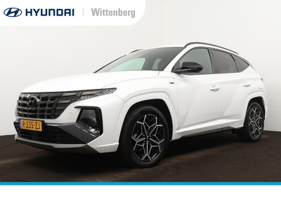 HYUNDAI TUCSON 1.6 T-GDI HEV N LINE | CLIMA | 360 CAMERA | NAVI | 19'' LMVELGEN | ELEKTRISCHE KLEP | FABRIEKSGARANTIE GELDIG T/M 2-2028! |