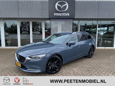 MAZDA 6 Sportbreak 2.0 SkyActiv-G 165 Business Sportive Automaat | 6 JAAR GARANTIE | Adaptive Cruise | Leder |