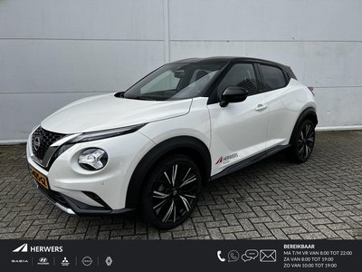 NISSAN JUKE 1.0 DIG-T N-Design / Navigatie + Apple Carplay/Android Auto / Climate Control / Adaptive Cruise Control / Leder/Alcantara Bekleding / BOSE Geluidssysteem /