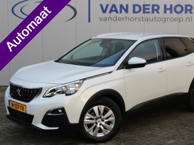 PEUGEOT 3008 1.2-130pk PureTech Blue Lease Executive AUTOMAAT. Correct nette, comfortabele wagen. Navigatie, camera, telefoonvoorb., trekhaak+afn. kogel, metallic, LM wielen etc.