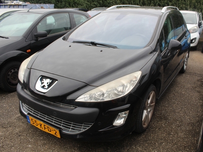 PEUGEOT 308 SW 1.6 THP XT Automaat/Panoramadak/Navigatie/Parkeersensoren rondom/Trekhaak/Climate control/Cruise control/Lichtmetalen velgen/Elektrische spiegels/Elektrische ramen/Mistlampen