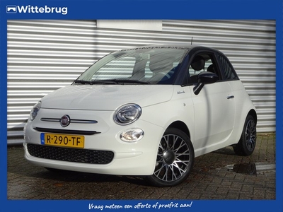 Fiat 500 1.0 Hybrid Dolcevita Wit met Zwart Dak