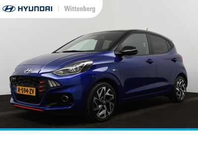 HYUNDAI I10 1.0 T-GDI N LINE 5-ZITS 100 PK | NAVI | CAMERA | CLIMA | CRUISE | WINTERPACK | 16'' LMVELGEN | TWO TONE | FABRIEKSGARANTIE GELDIG T/M 2-2028! |