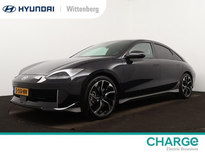 HYUNDAI IONIQ 6 CONNECT 77 kWh | TREKHAAK | 20'' LMVELGEN | CLIMA | CRUISE | CAMERA | NAVI | I-KEY | FABRIEKSGARANTIE GELDIG T/M 2-2028! |