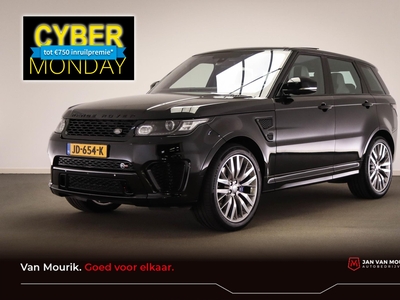 LAND ROVER RANGE ROVER SPORT 5.0 V8 Supercharged SVR | PANORAMADAK | STUURWIELVERW | 360° CAMERA | TREKHAAK