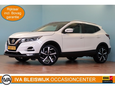 NISSAN QASHQAI 1.3 DIG-T Tekna Automaat | NAVI | 360-CAMERA | PANO | ELEKTR STOEL+VERW | LANE-ASSIST |