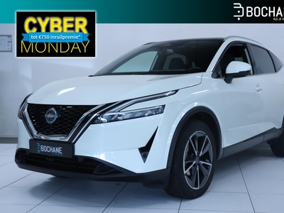 NISSAN QASHQAI 1.3 MHEV 158 Xtronic Tekna | Navi | Panodak | Trekhaak | PDC + 360 camera | Trekhaak | All-seasons | Clima | Cruise | Bluetooth | AUTOMAAT !