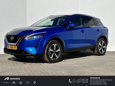 NISSAN QASHQAI 1.3 MHEV Xtronic N-Connecta / Automaat / Panoramadak / 360 Camera