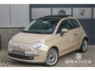 Fiat 500 1.2 Lounge Cappuccino Clima Schuifdak Uniek