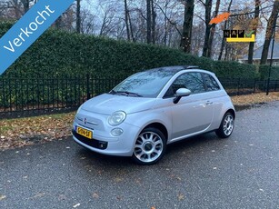 Fiat 500 1.2 Panoramadak, Leer, Airco, NIEUWE APK!