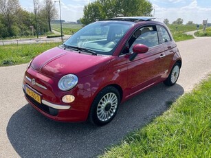 Fiat 500 1.2 S&S Lounge !OPEN PANODAK! !LEER! AUTOMAAT!